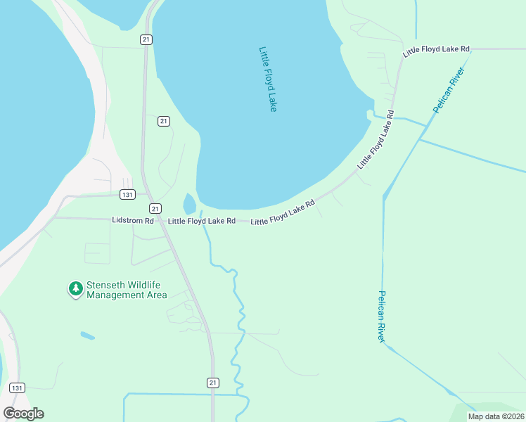 map of restaurants, bars, coffee shops, grocery stores, and more near 27058 Little Floyd Lake Road in Detroit Lakes