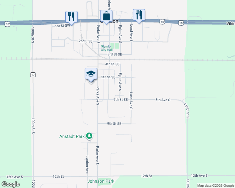 map of restaurants, bars, coffee shops, grocery stores, and more near 611 Eglon Avenue South in Glyndon