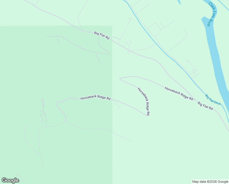 map of restaurants, bars, coffee shops, grocery stores, and more near 10020 Horseback Ridge Road in Missoula