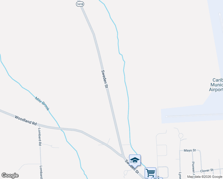 map of restaurants, bars, coffee shops, grocery stores, and more near 435 Sweden Street in Caribou