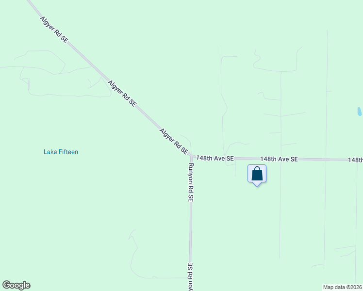 map of restaurants, bars, coffee shops, grocery stores, and more near 13447 Algyer Rd SE in Rainier