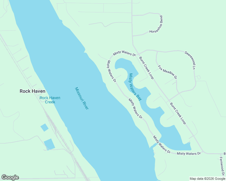 map of restaurants, bars, coffee shops, grocery stores, and more near 6224 Misty Waters Drive in Bismarck