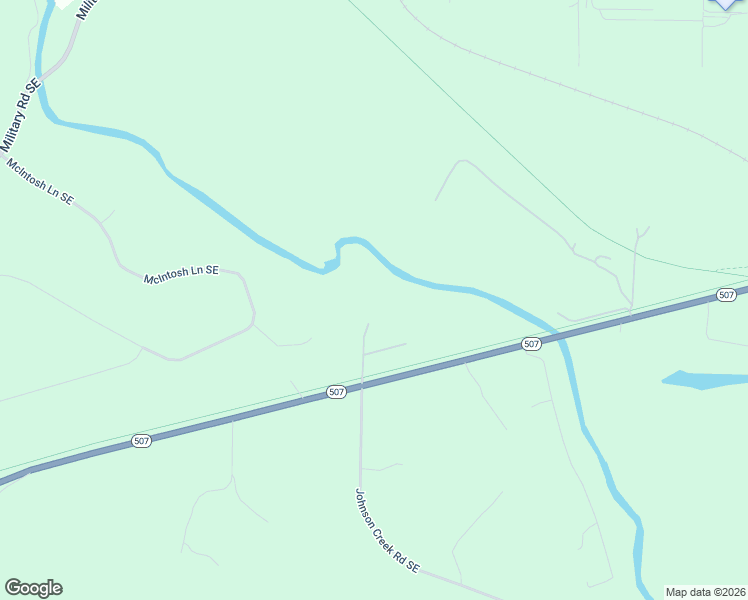 map of restaurants, bars, coffee shops, grocery stores, and more near 14824 Johnson Creek Road Southeast in Rainier