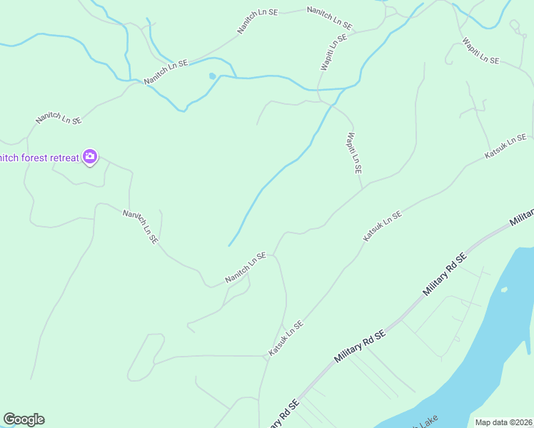 map of restaurants, bars, coffee shops, grocery stores, and more near 7840 Wapiti Lane Southeast in Tenino