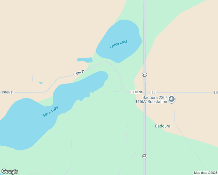 map of restaurants, bars, coffee shops, grocery stores, and more near 30602 Chipmunk Drive in Akeley