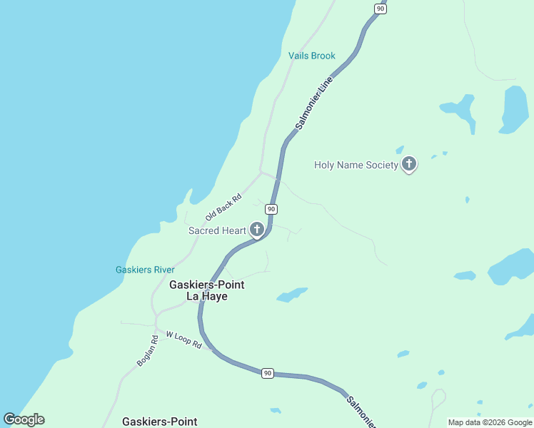 map of restaurants, bars, coffee shops, grocery stores, and more near 110 Salmonier Line in St. Mary’s