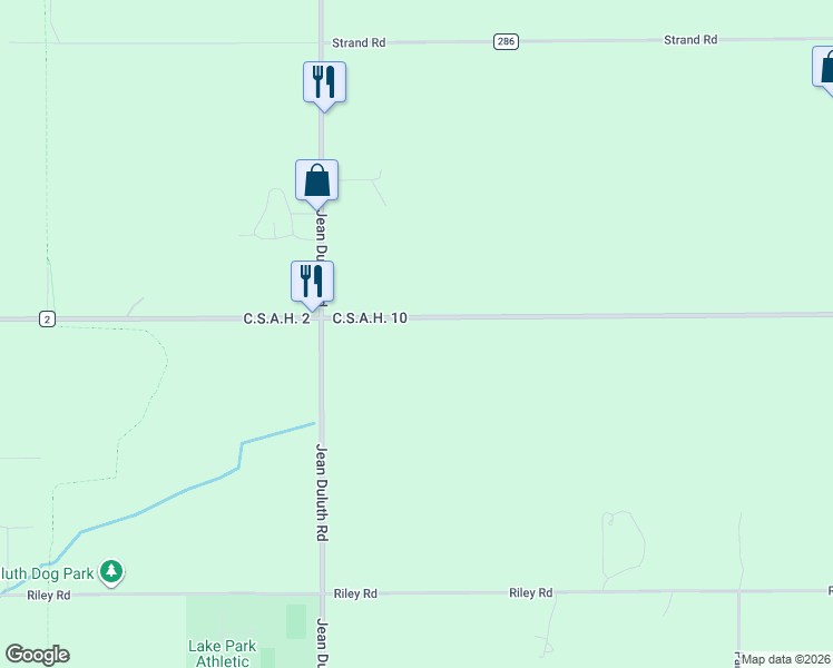 map of restaurants, bars, coffee shops, grocery stores, and more near 3454 West Tischer Road in Duluth