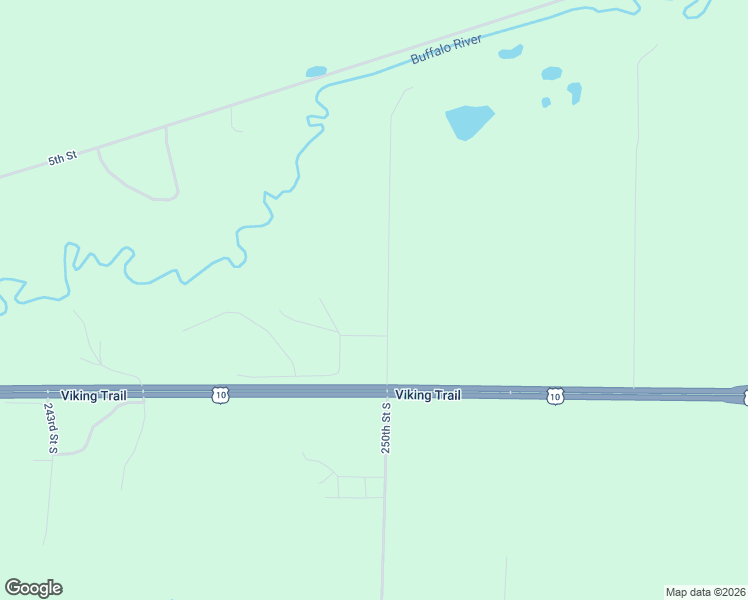 map of restaurants, bars, coffee shops, grocery stores, and more near 133 250th Street North in Hawley