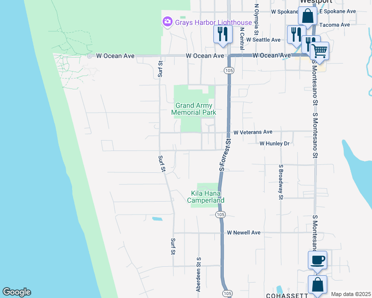 map of restaurants, bars, coffee shops, grocery stores, and more near 710 South Hancock Avenue in Westport