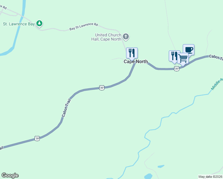 map of restaurants, bars, coffee shops, grocery stores, and more near 29182 Cabot Trail in Dingwall