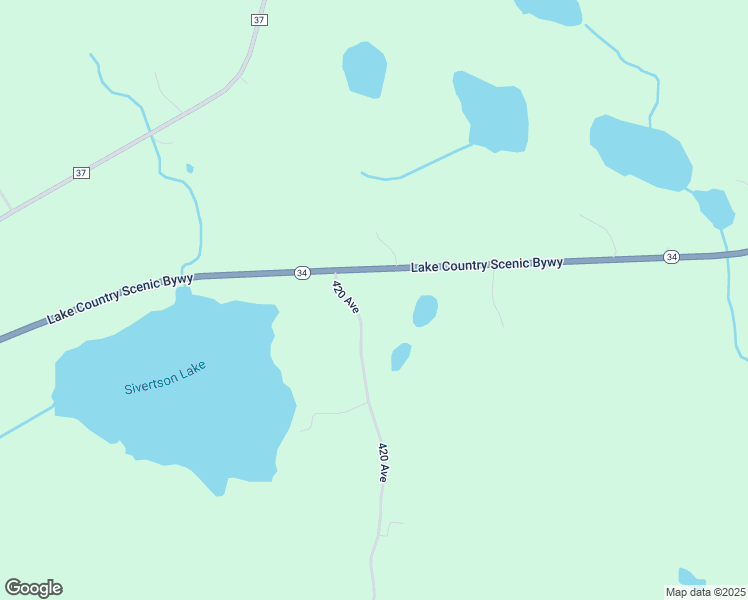map of restaurants, bars, coffee shops, grocery stores, and more near 42093 Minnesota 34 in Osage