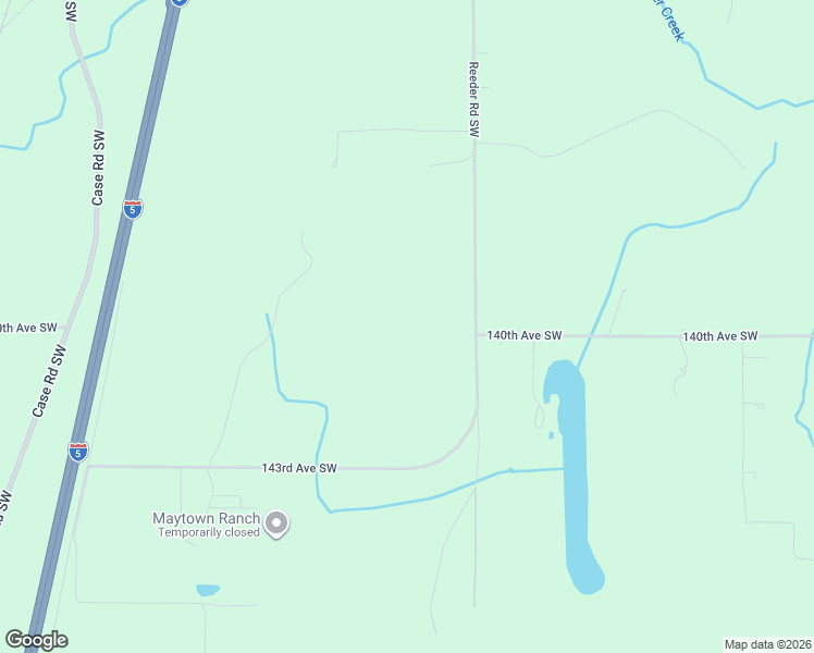 map of restaurants, bars, coffee shops, grocery stores, and more near 13945 Reeder Road Southwest in Tenino