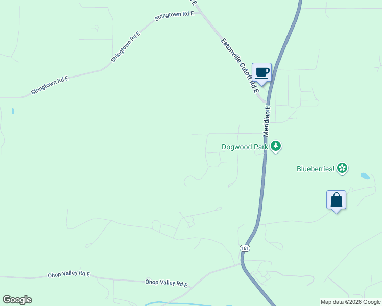 map of restaurants, bars, coffee shops, grocery stores, and more near 40904 96th Avenue East in Eatonville