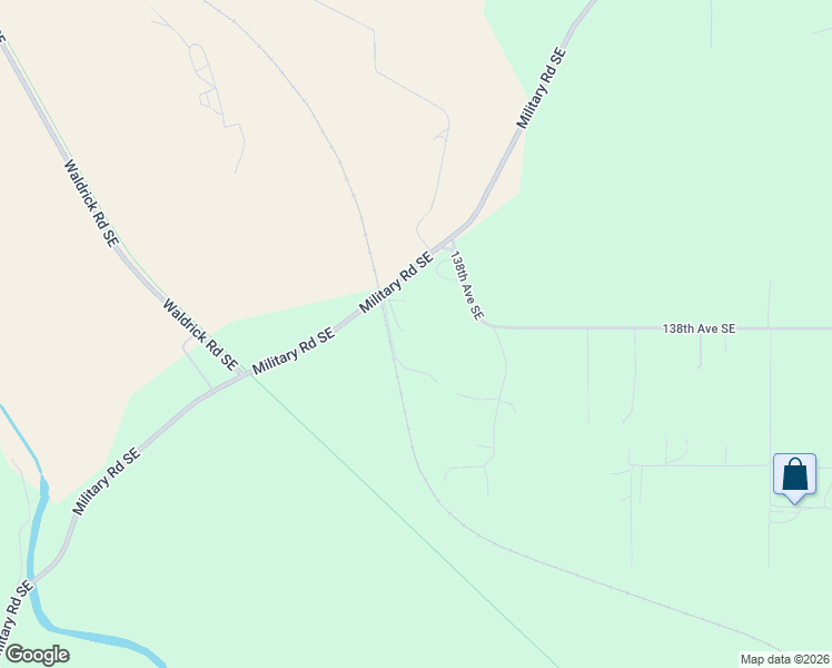 map of restaurants, bars, coffee shops, grocery stores, and more near 13808 Military Road Southeast in Rainier