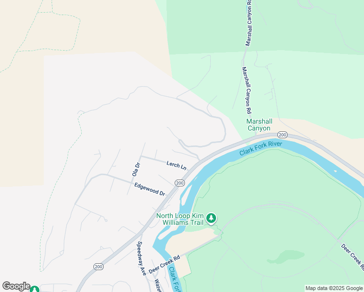 map of restaurants, bars, coffee shops, grocery stores, and more near 5155-5185 Old Marshall Grade Road in Missoula