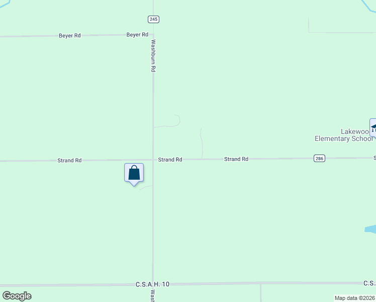 map of restaurants, bars, coffee shops, grocery stores, and more near 3283 Strand Road in Duluth