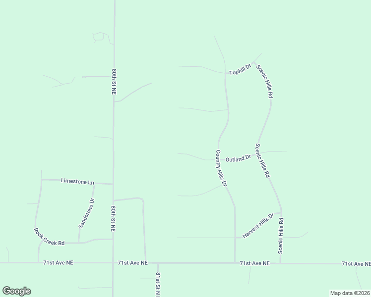 map of restaurants, bars, coffee shops, grocery stores, and more near 8314 Outland Road in Bismarck