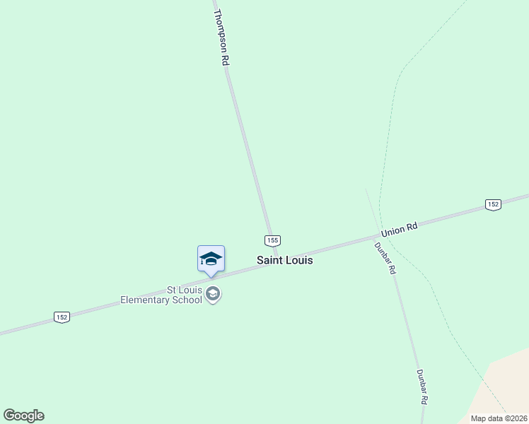 map of restaurants, bars, coffee shops, grocery stores, and more near 1099 Prince Edward Island 155 in Saint Louis