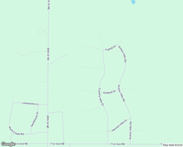 map of restaurants, bars, coffee shops, grocery stores, and more near 7836 Country Hills Drive in Bismarck