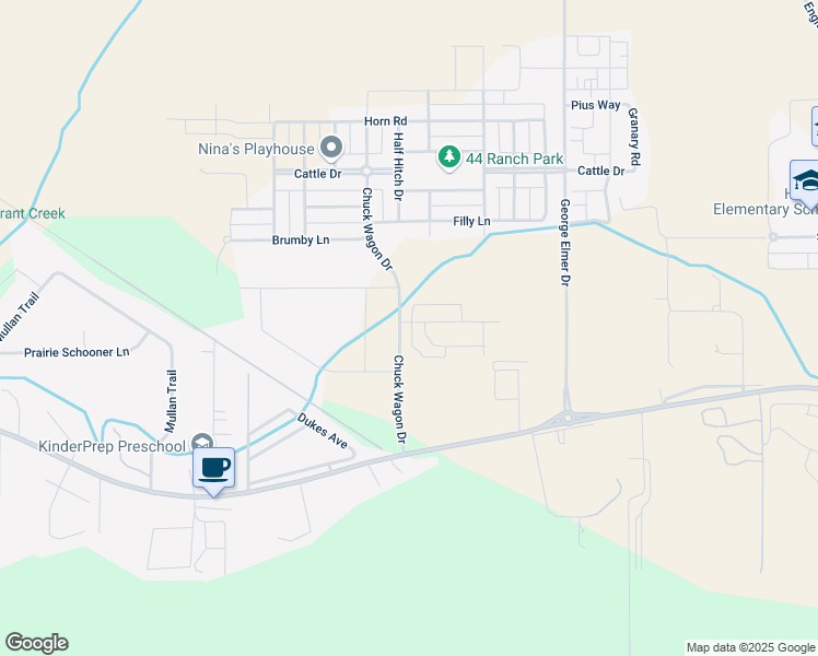 map of restaurants, bars, coffee shops, grocery stores, and more near 2095 Roundup Drive in Missoula