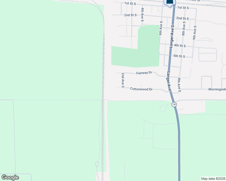 map of restaurants, bars, coffee shops, grocery stores, and more near 111 Cottonwood Drive in Casselton