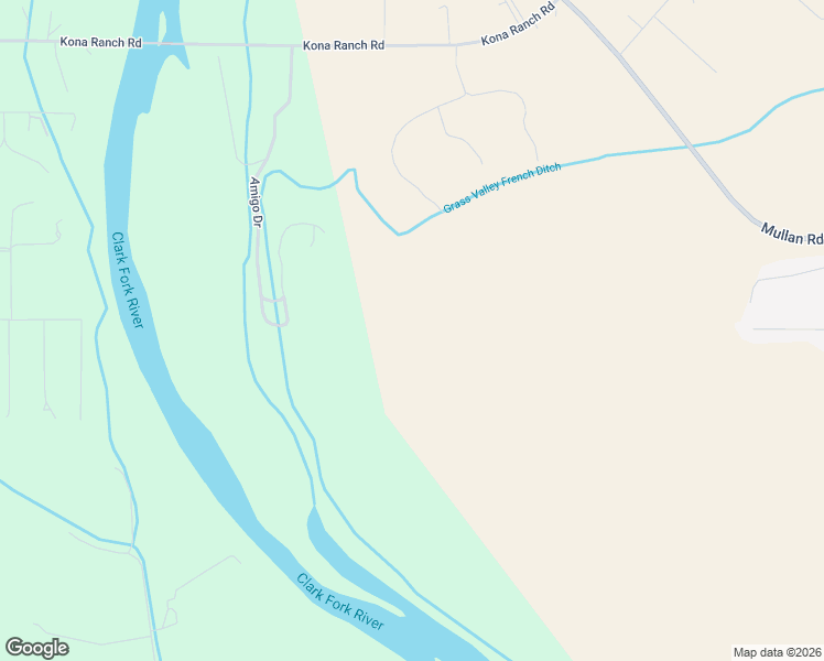 map of restaurants, bars, coffee shops, grocery stores, and more near 2359 Amigo Drive in Missoula