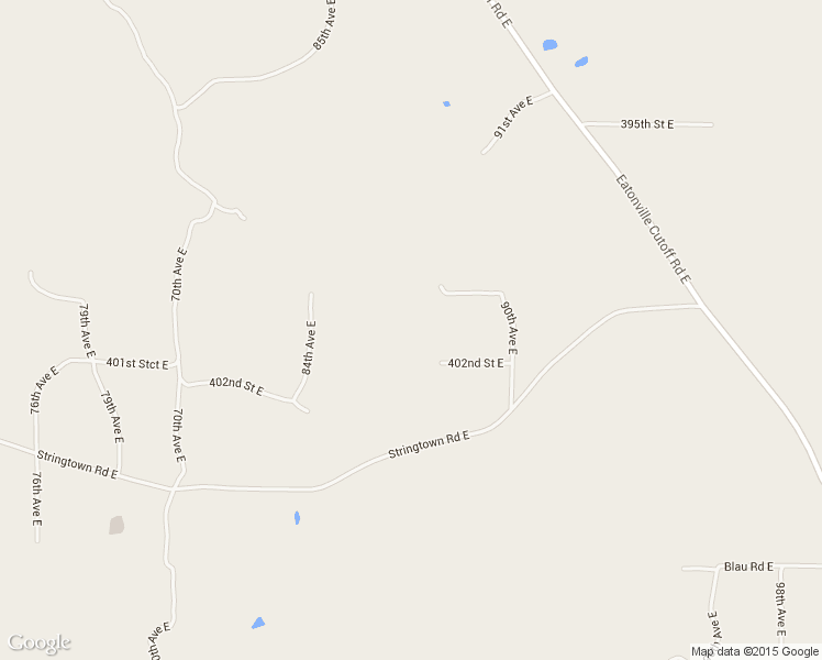 map of restaurants, bars, coffee shops, grocery stores, and more near 8717 402nd Street East in Eatonville