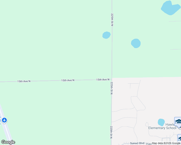 map of restaurants, bars, coffee shops, grocery stores, and more near 22338 15th Avenue North in Hawley