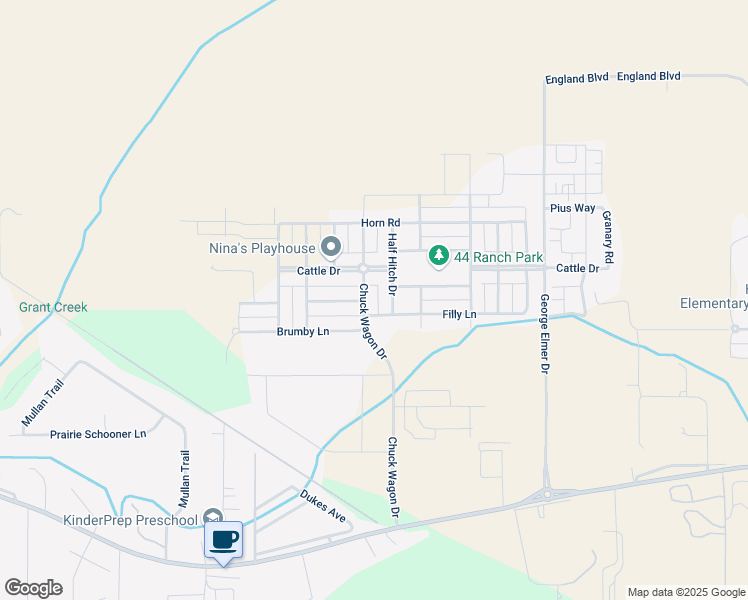 map of restaurants, bars, coffee shops, grocery stores, and more near 2185 Roundup Drive in Missoula