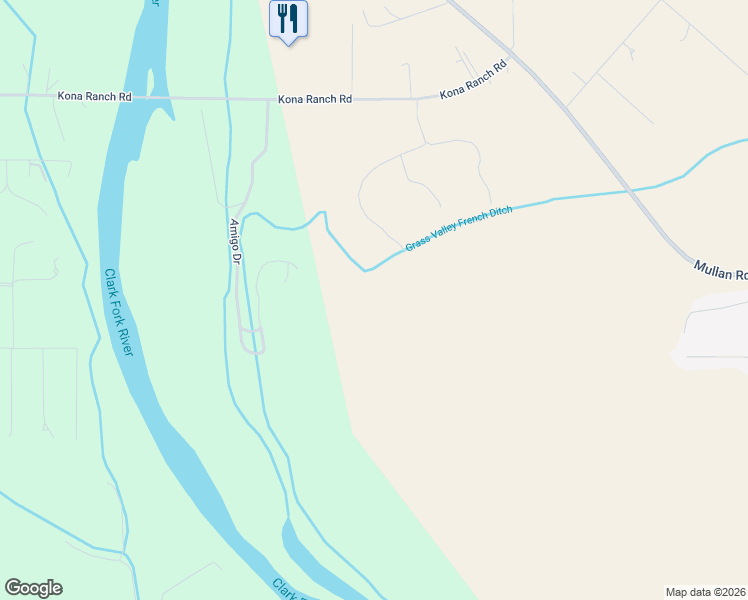 map of restaurants, bars, coffee shops, grocery stores, and more near in Missoula