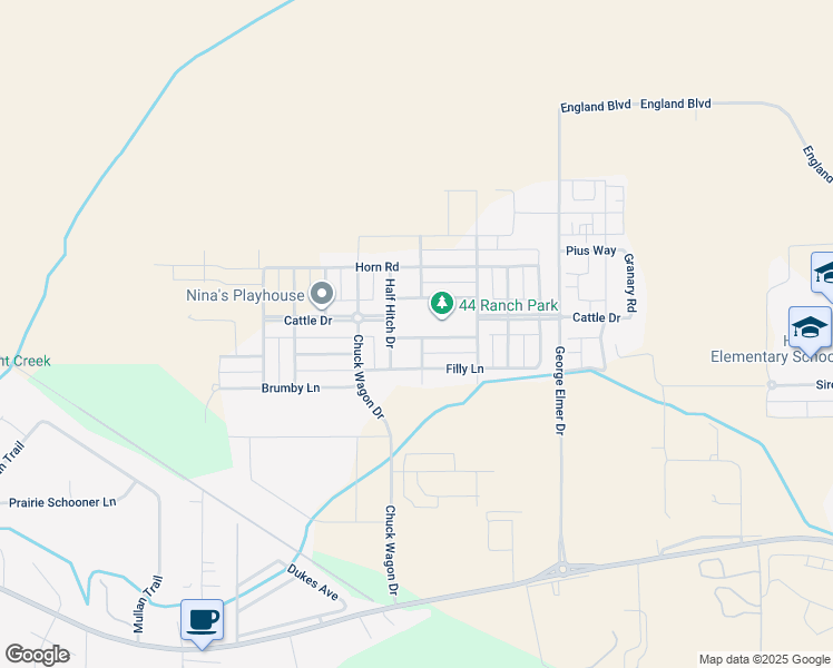 map of restaurants, bars, coffee shops, grocery stores, and more near 5352 Horn Road in Missoula