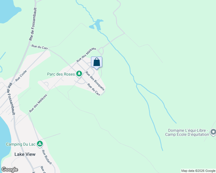 map of restaurants, bars, coffee shops, grocery stores, and more near 331 Rue des Bosquets in Fossambault-sur-le-Lac