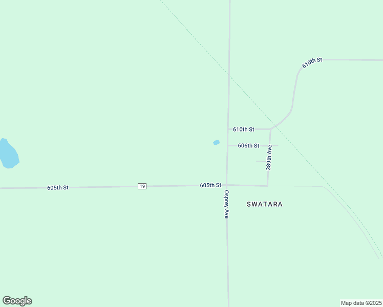 map of restaurants, bars, coffee shops, grocery stores, and more near 60587 Osprey Avenue in Aitkin County
