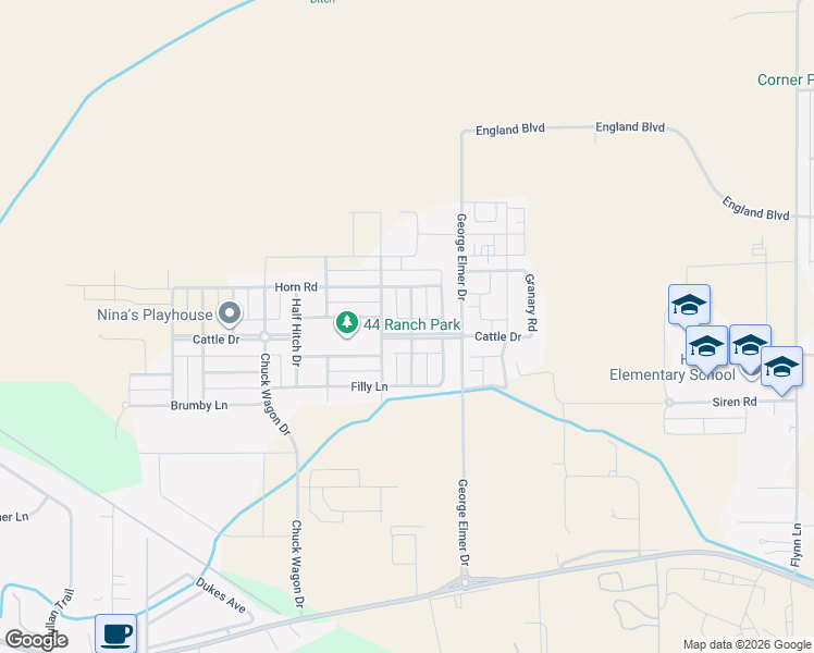 map of restaurants, bars, coffee shops, grocery stores, and more near 5208 Cattle Drive in Missoula