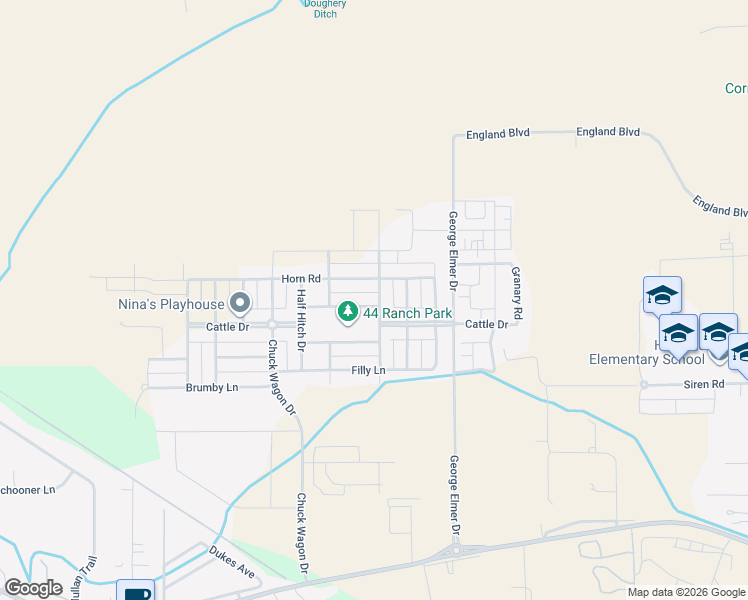 map of restaurants, bars, coffee shops, grocery stores, and more near 2525 Riata Road in Missoula