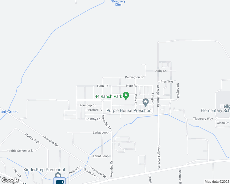 map of restaurants, bars, coffee shops, grocery stores, and more near 5428 Resistol Lane in Missoula