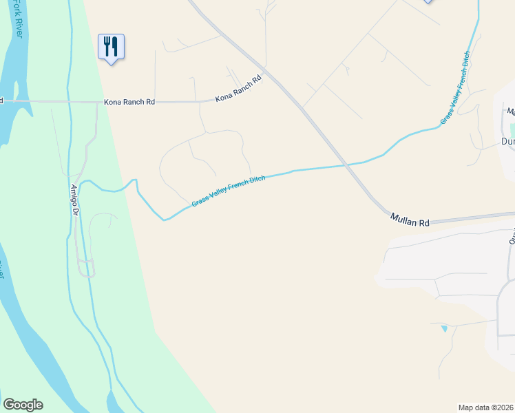 map of restaurants, bars, coffee shops, grocery stores, and more near 2617 Royal Wulff Court in Missoula