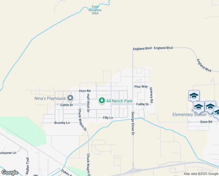 map of restaurants, bars, coffee shops, grocery stores, and more near 2603 Riata Road in Missoula