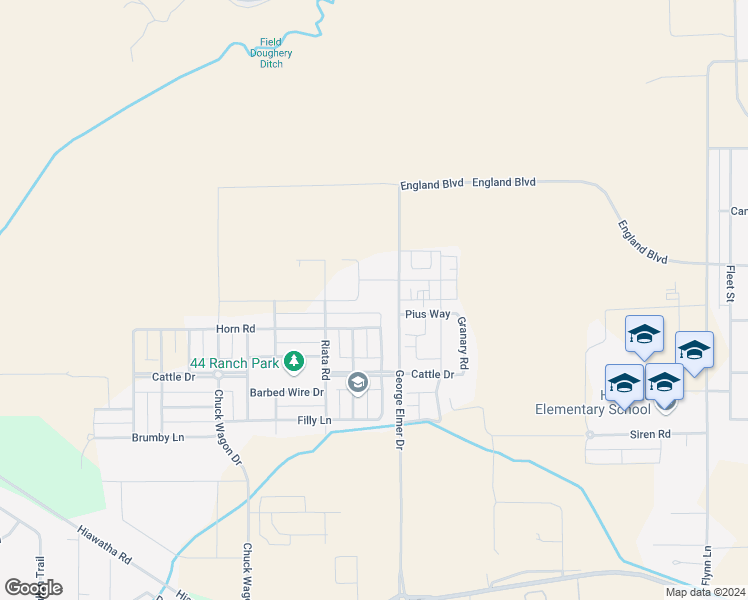 map of restaurants, bars, coffee shops, grocery stores, and more near 5102 Horn Rd in Missoula