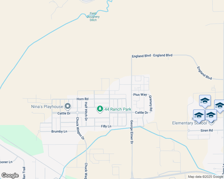 map of restaurants, bars, coffee shops, grocery stores, and more near 2603 Riata Road in Missoula
