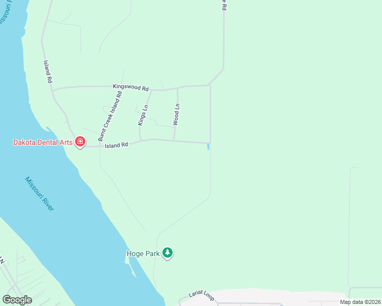 map of restaurants, bars, coffee shops, grocery stores, and more near 6501-6523 Island Road in Bismarck