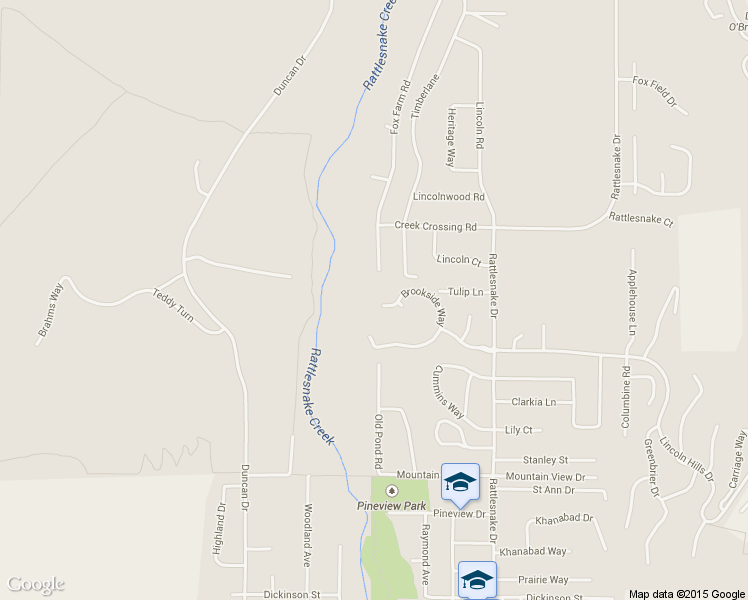 map of restaurants, bars, coffee shops, grocery stores, and more near 44 Brookside Way in Missoula