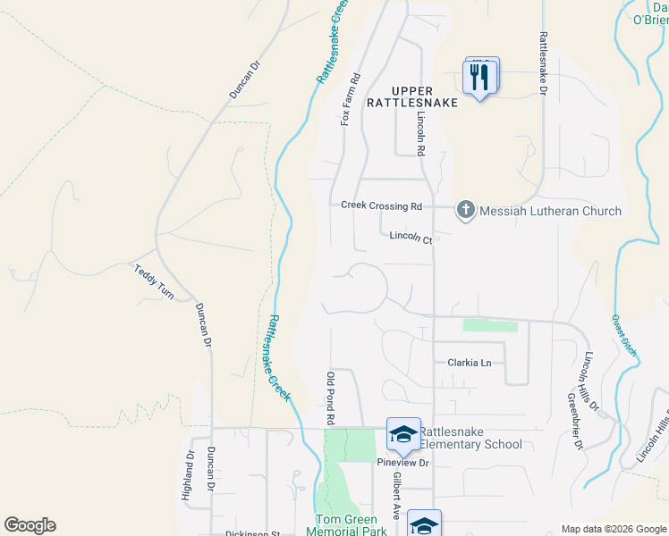 map of restaurants, bars, coffee shops, grocery stores, and more near 81-83 Brookside in Missoula