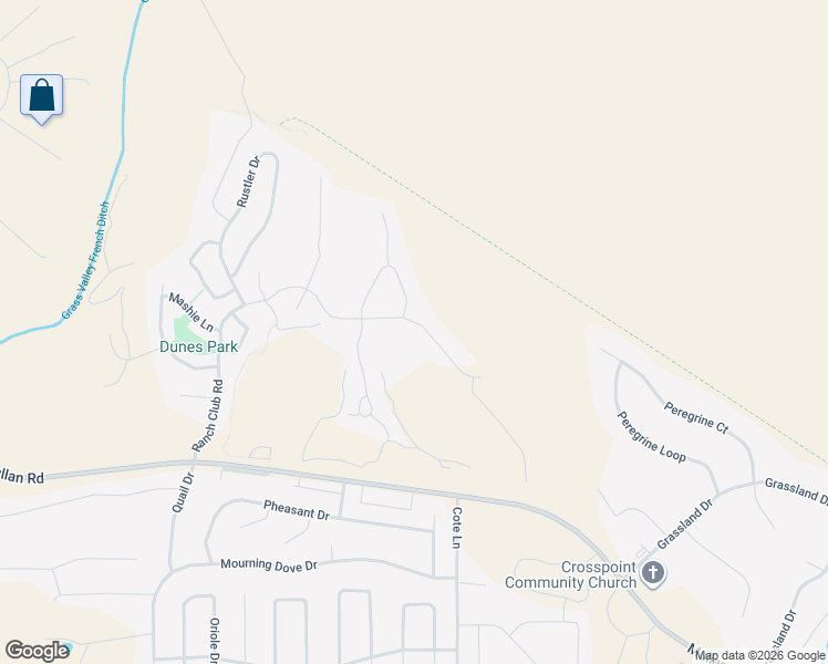 map of restaurants, bars, coffee shops, grocery stores, and more near 2702 Bunkhouse Place in Missoula