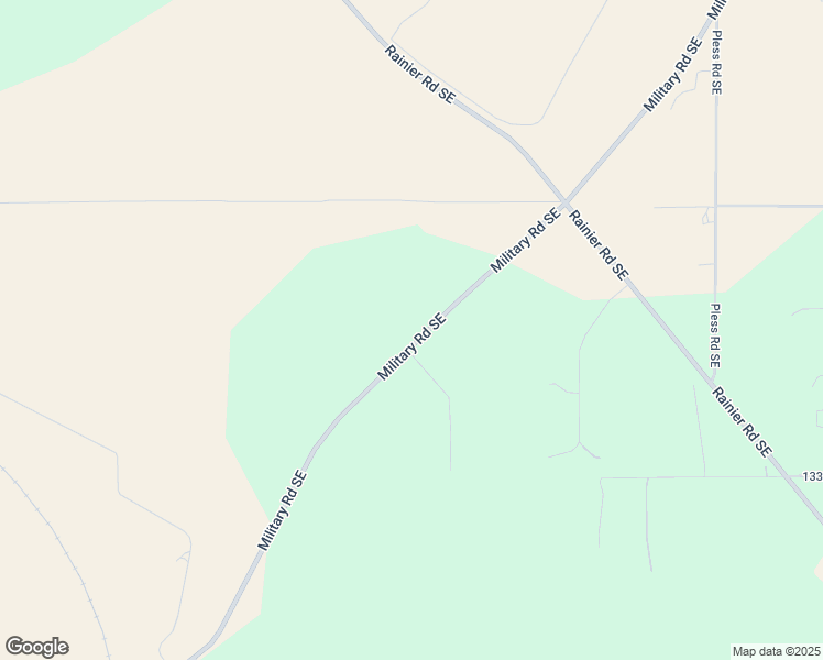 map of restaurants, bars, coffee shops, grocery stores, and more near 13031 Military Road Southeast in Rainier