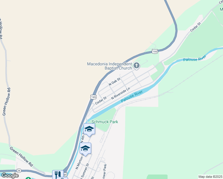 map of restaurants, bars, coffee shops, grocery stores, and more near 138 West 9th Street in Colfax