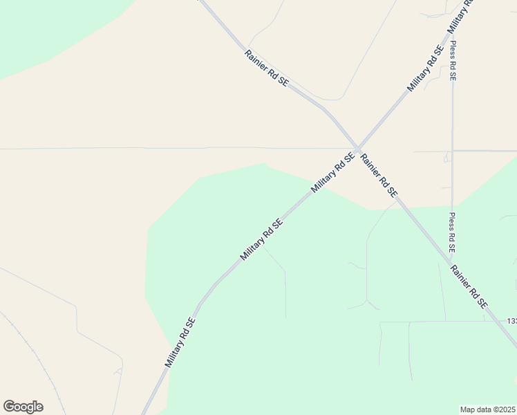 map of restaurants, bars, coffee shops, grocery stores, and more near 13031 Military Road Southeast in Rainier