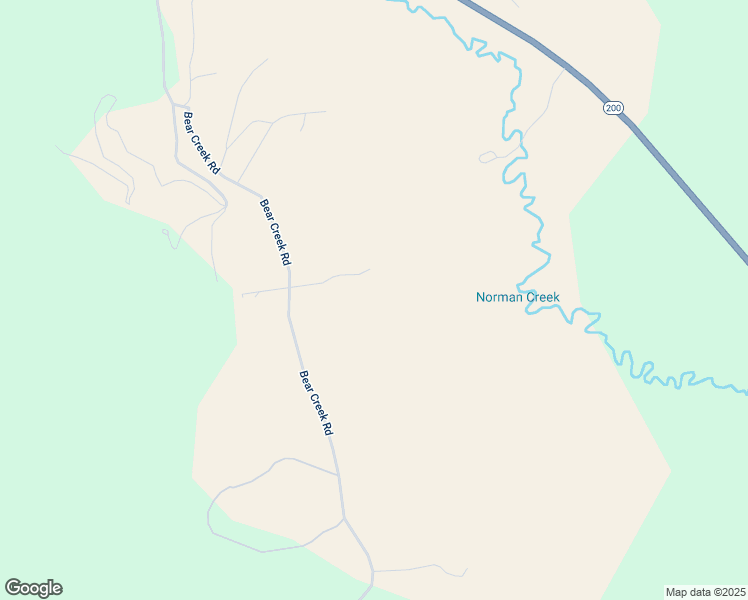 map of restaurants, bars, coffee shops, grocery stores, and more near 3100 Bear Creek Road in Missoula County