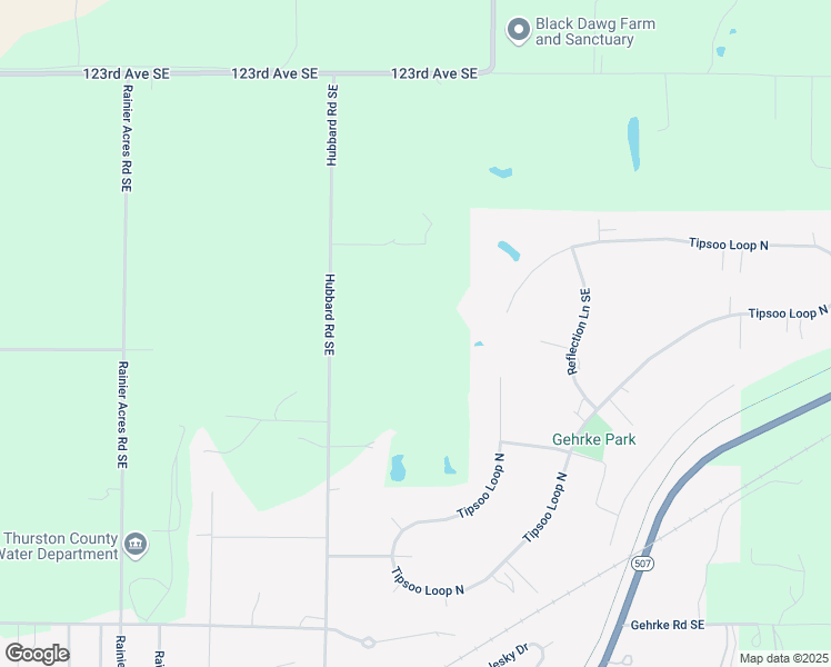 map of restaurants, bars, coffee shops, grocery stores, and more near 12726 Hubbard Road Southeast in Rainier