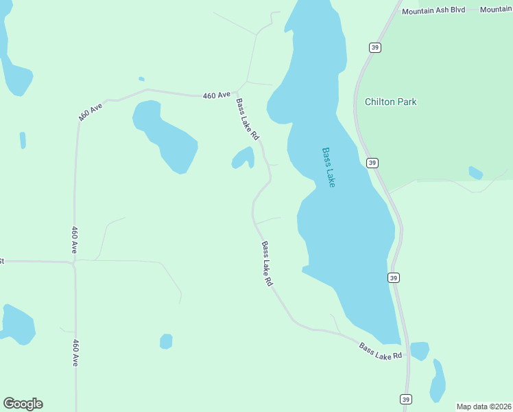 map of restaurants, bars, coffee shops, grocery stores, and more near 22797 Bass Lake Road in Osage